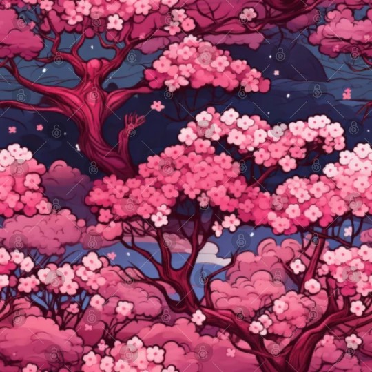 Anime Euphoria: Fantasy Cherry Blossom Dreamscape Digital Files