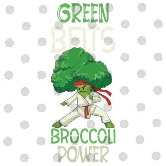Broccoli Martial Arts Karate MMA Boxing Kicks Digital Files