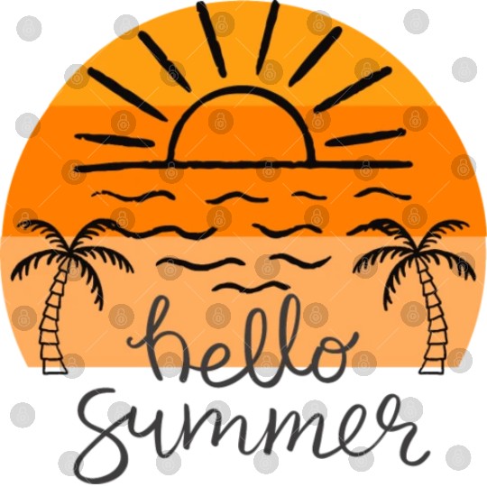 hello summer Digital Files