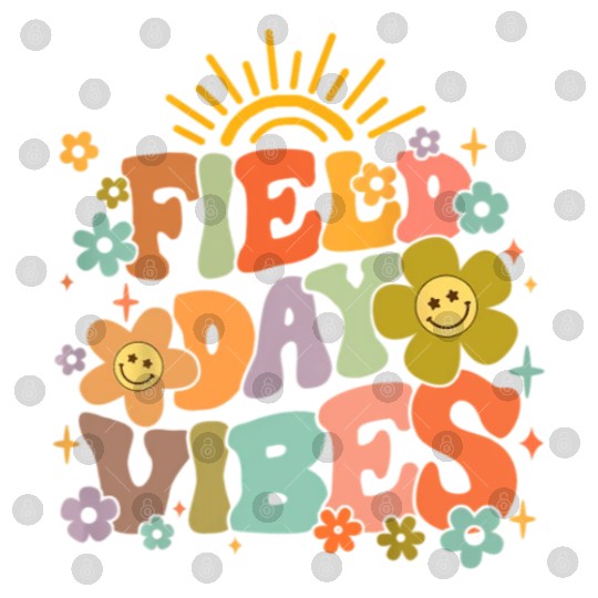 Field Day Vibes Summer Teacher Last Day Of School Digital Files