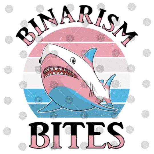 Shark Lover Transgender Pride Flag Trans LGBT Digital Files