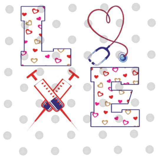 Love Faith Community Nurse Outfit Digital Files