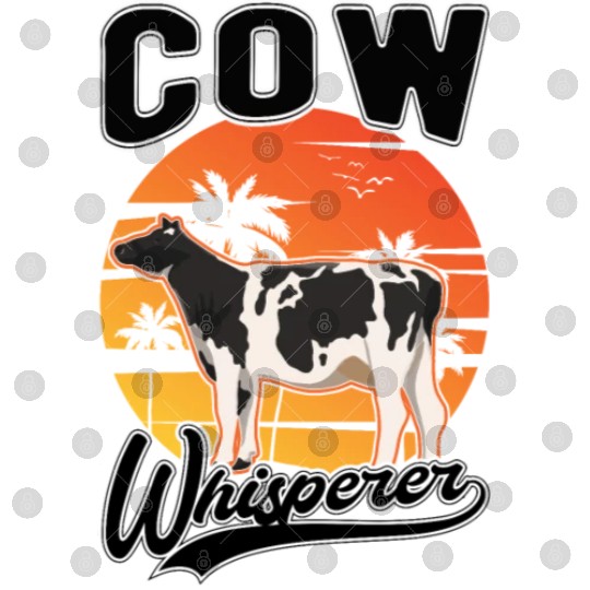 Cow Whisperer Farmer Cattle Breeder Cows Digital Files