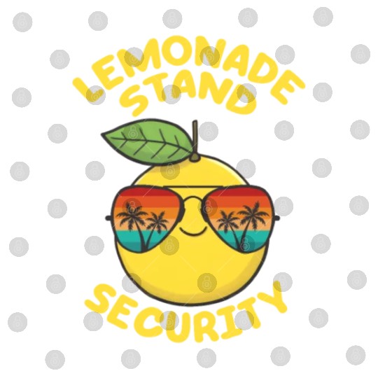 Lemonade Stand Security Cute Lemon Summer Digital Files
