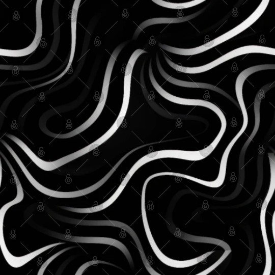 Monochrome Elegance: White Abstract Lines on Black Digital Files