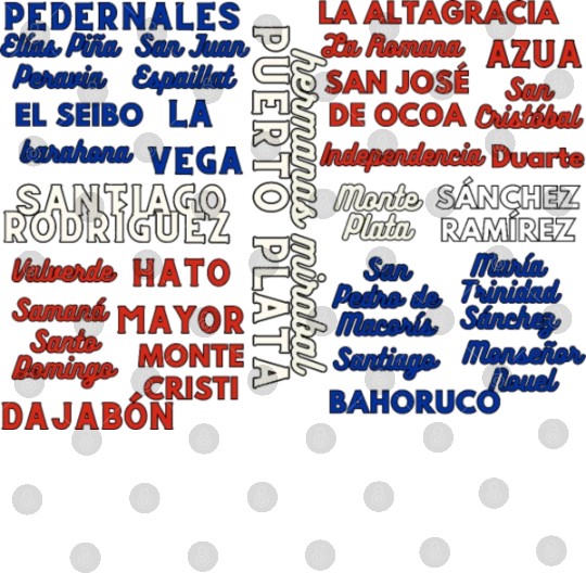 Dominican Cities: Provincias Dominican Republic Digital Files