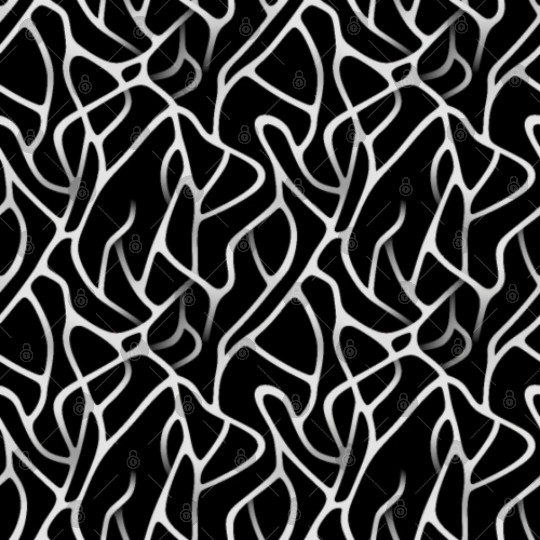 Monochrome Elegance: White Abstract Lines on Black Digital Files