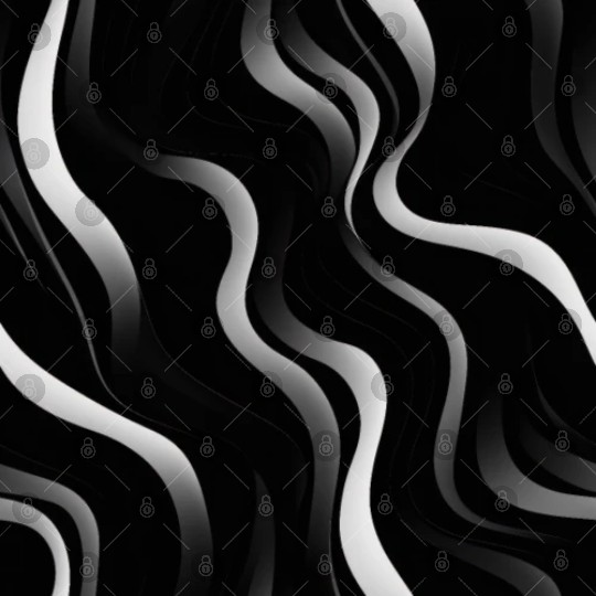 Monochrome Elegance: White Abstract Lines on Black Digital Files