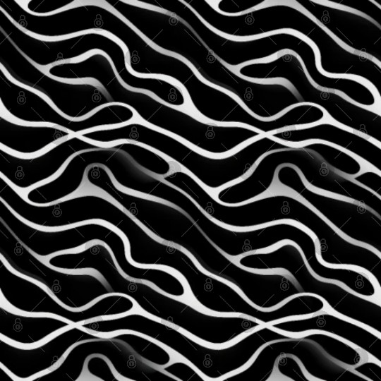 Monochrome Elegance: White Abstract Lines on Black Digital Files