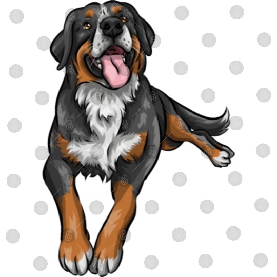 Cute Bernese Mountain Dog Digital Files