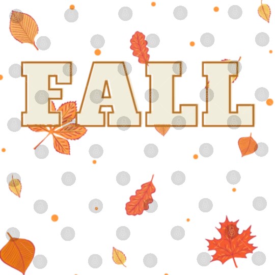 Autumn Serenity, Whimsical Leaves Digital Files