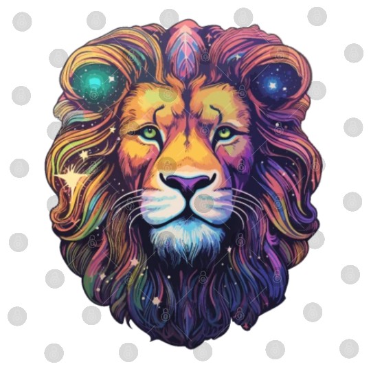 Lion Celestial - Celestial Serenity Digital Files