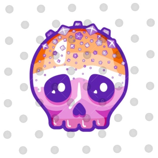 Love Is Love Lesbian Pride Skull Digital Files