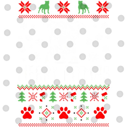 Pitbull Merry Pitmas Ugly Digital Files