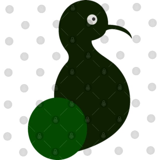 Green bird Digital Files