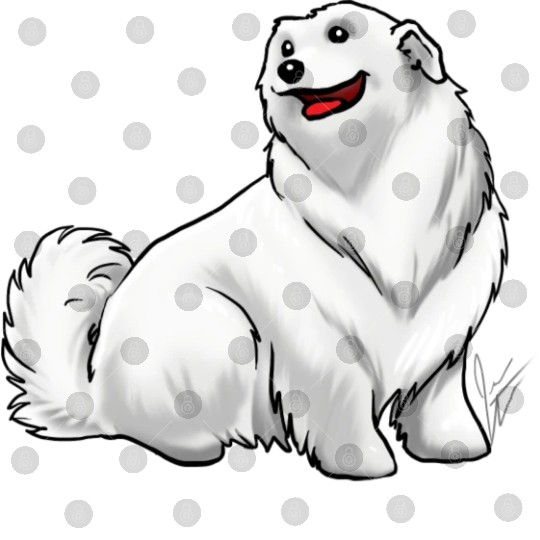 Dog Great Pyrenees White Digital Files