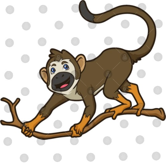 Kawaii Squirrel Monkey Digital Files