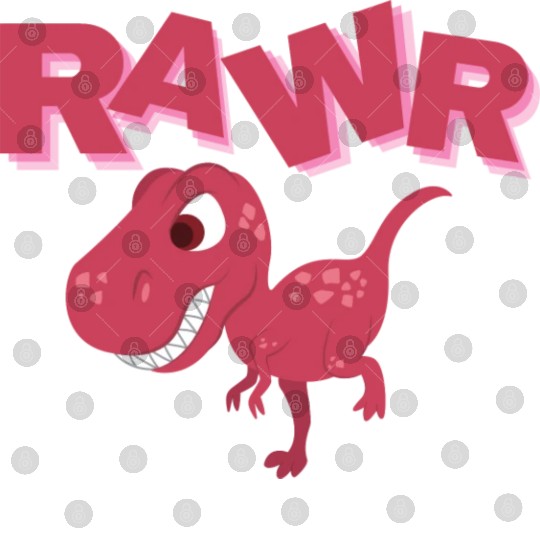 Rawr Cute Rex Dino Extinct Lover Tyrannosaurus Digital Files