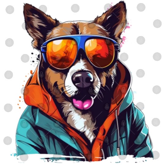 Street Style Dog | Dog Lovers Digital Files