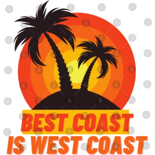 Best Coast Is West Coast Digital Files