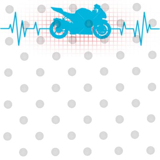 Sports Motorcycle Heartbeat Ekg Biker Digital Files