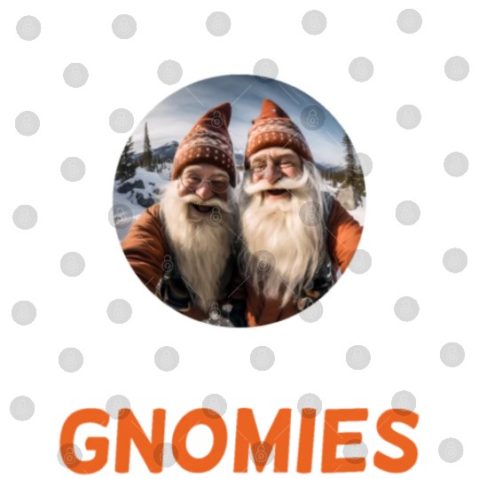 Everyone Loves Gnomes Gnome Santa Claus Digital Files