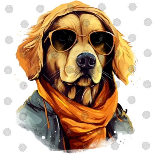 Golden Retriever in the Streets | Dog Lovers Digital Files