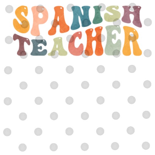 Groovy Spanish Teacher Maestra Bilingual Teaching Digital Files