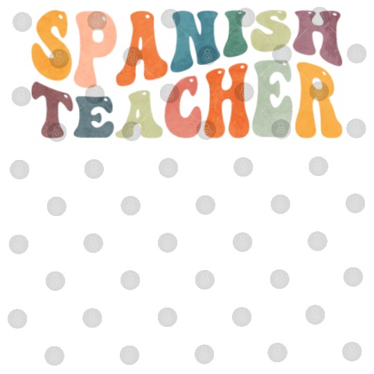 Groovy Spanish Teacher Maestra Bilingual Teaching Digital Files