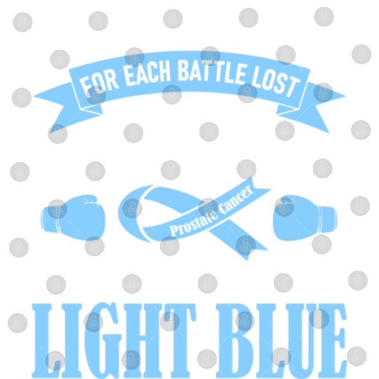 I Proudly Wear Light Blue Prostate Cancer Digital Files