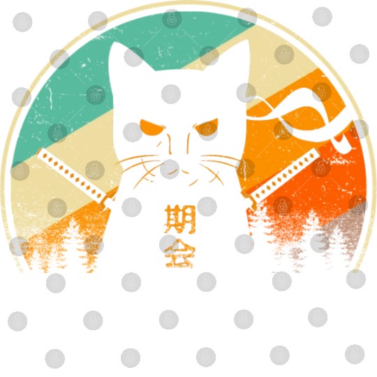 Vintage Japanese Cat Kawaii Retro Style Cat Kitten Digital Files