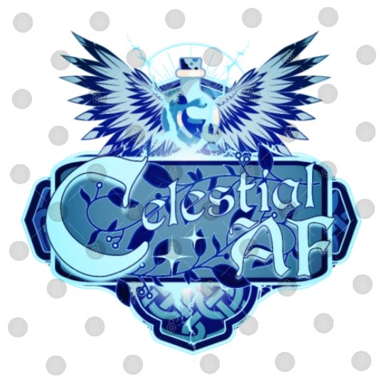 Celestial AF Healing Potion and Angel Wings Digital Files