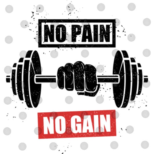Power Up Your Workout With Our No Pain No Gain Gym Digital Files