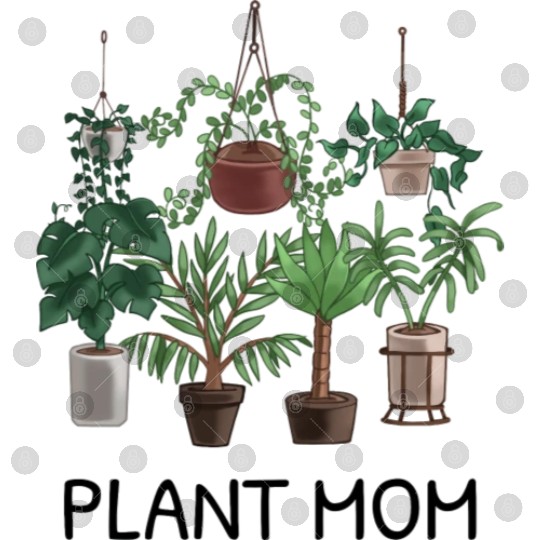 Plant Mom Potted Plant Lover Digital Files