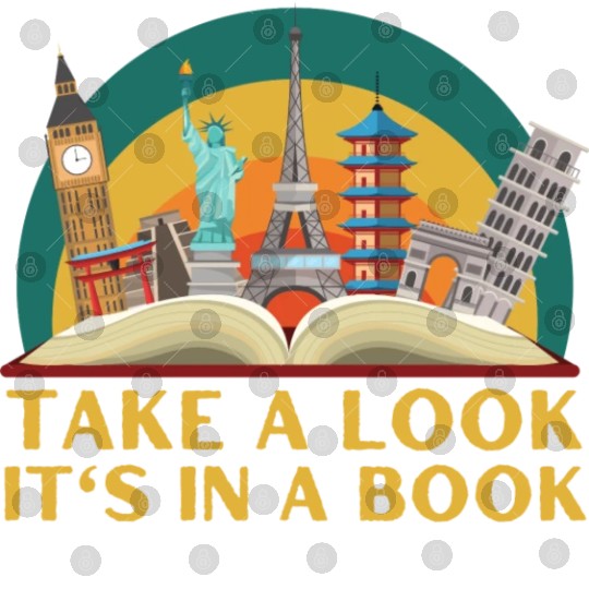 Take A Look It s In A Book Rainbow Book Lover Digital Files