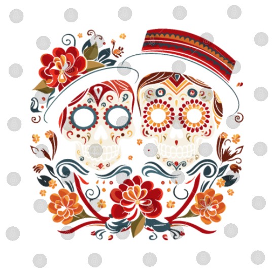 Dia De Los Muertos Sugar Skull Mexican Holiday Digital Files