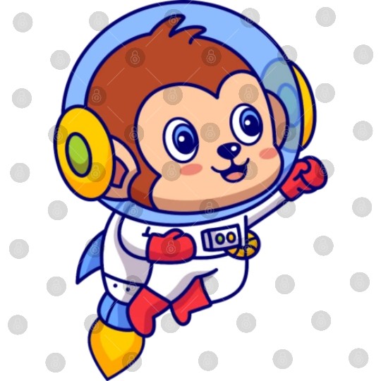 Flying Monkey Astronaut Digital Files