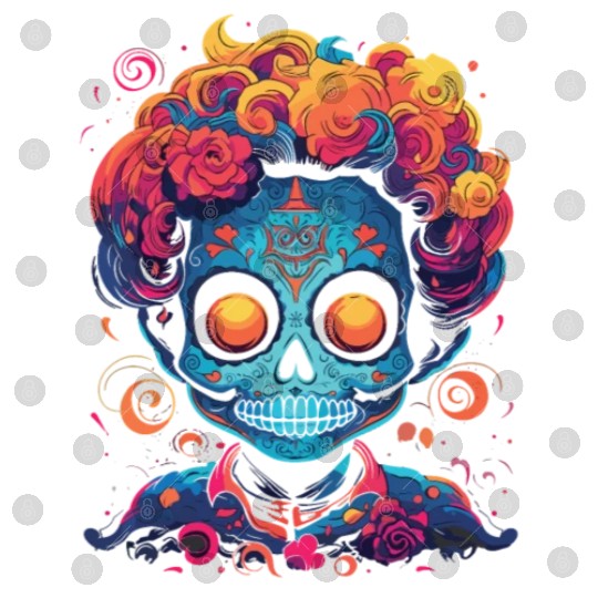 Dia De Los Muertos Sugar Skull Mexican Holiday Digital Files