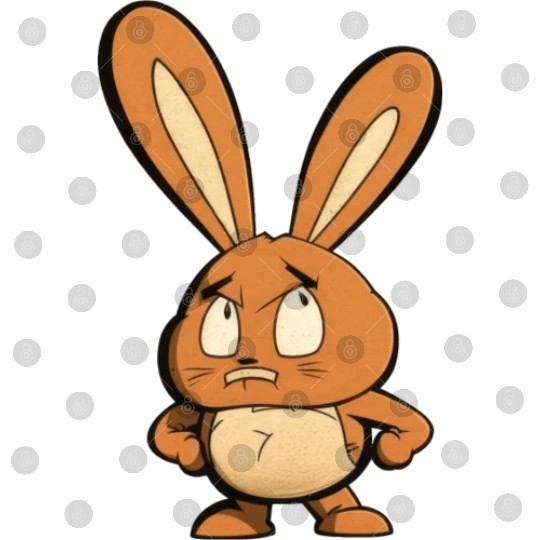 angry bunny Digital Files