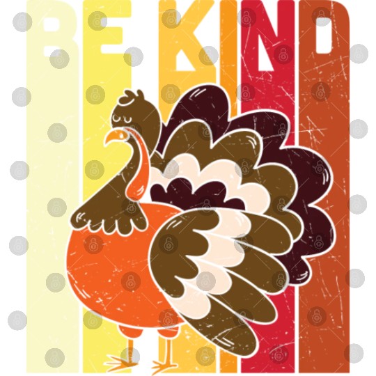 Be Kind Save The Turkey Thanksgiving Vegan Gift T Digital Files