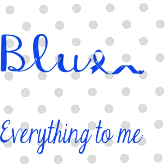 I Wear Blue For Someone Design Colon Cancer Digital Files