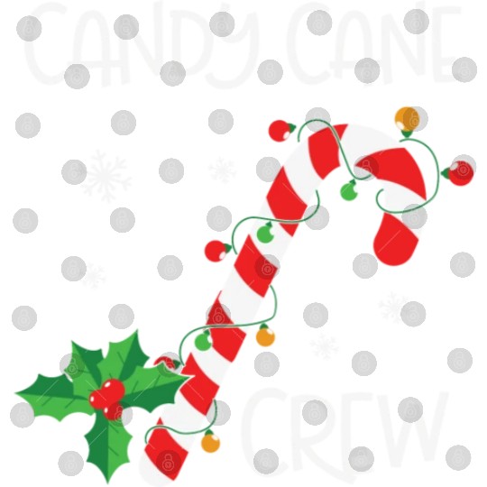 Candy Cane Crew Funny Christmas Lights Xmas Gift Digital Files