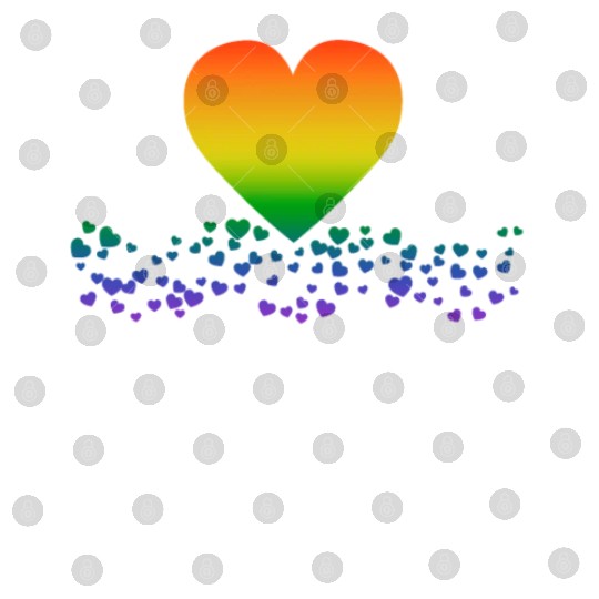 Heart LGBTQ+ Rainbow Queer Transgender LGBT Pride Digital Files