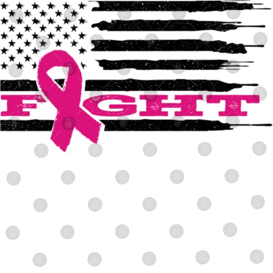 Fight Cancer Us Flag Digital Files