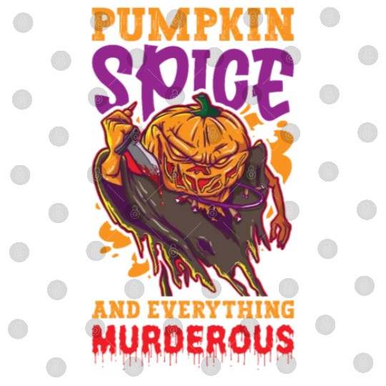 Scary Pumpkin Halloween Costume Autumn Fall Gift Digital Files
