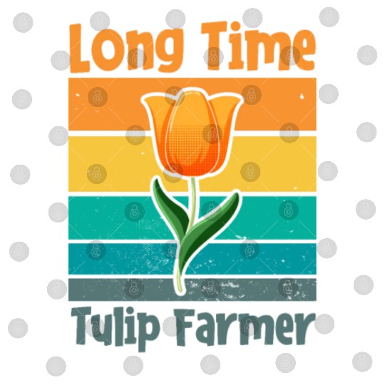 Tulip Gardening Farmer Digital Files