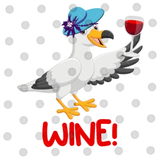 Seagull Digital Files Wine Lover North German Seagulls