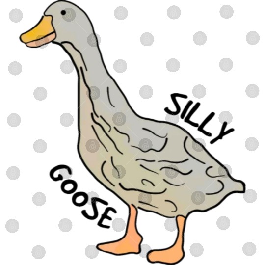 Playful Silly Goose Delight Digital Files