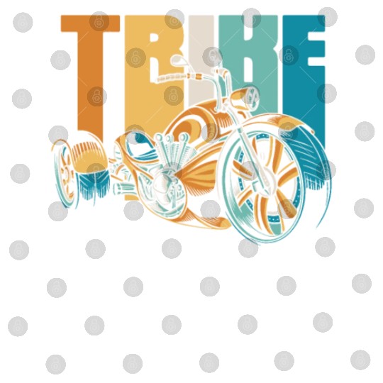 Retro Trike Three-Wheeled Motorcycle Motorbike Digital Files
