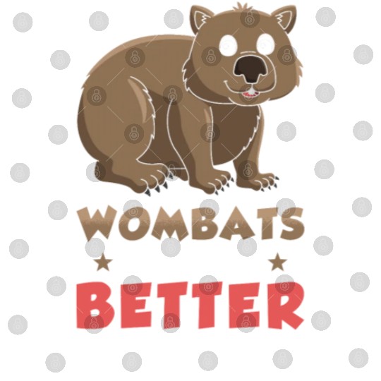 Wombat Australian Animal Lover Digital Files